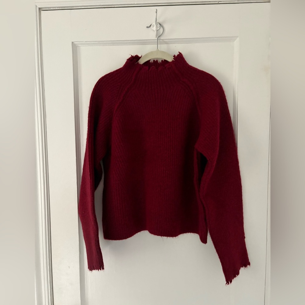 Favorite Daughter Deep Red Knitwear